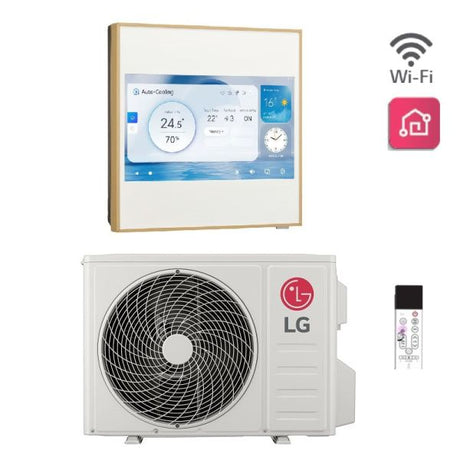 Climatizzatore LG Artcool Gallery LCD Monosplit 12000 Btu A12GA2 R-32 Wi-Fi integrato A++/A+
