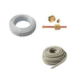 Rame isoclima per condizionamento 10 metri 1/4" + 10 mt 3/8" + raccordi innesto +5 metri scarico condensa