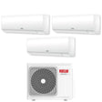 CLIMATIZZATORE RIELLO AARIA PLUS I DUALSPLIT 12000+12000+12000+AARIA MULTI 355 PI INVERTER R-32 WI-FI