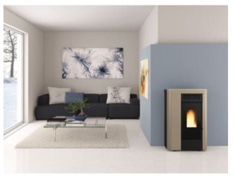 STUFA A PELLET LA NORDICA EXTRAFLAME ANNABELLA CANALIZZATA 8,8 KW