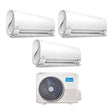 CLIMATIZZATORE MIDEA TRIALSPLIT BREEZELESS+ 9000+9000+9000+M3OF-21HFN8-Q INVERTER R-32 WI-FI A++/A+