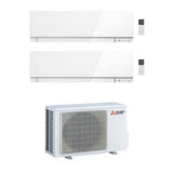 CLIMATIZZATORE MITSUBISHI KIRIGAMINE ZEN DUAL SPLIT 9000+9000+MXZ-2F42VF R-32 WI-FI