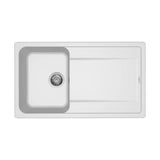 LAVELLO DA INCASSO ELLECI 1 VASCA CON GOCCIOLATOIO MODELLO LIFE 400