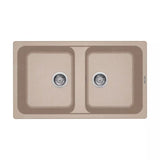 LAVELLO DA INCASSO ELLECI 2 VASCHE MODELLO LIFE 450