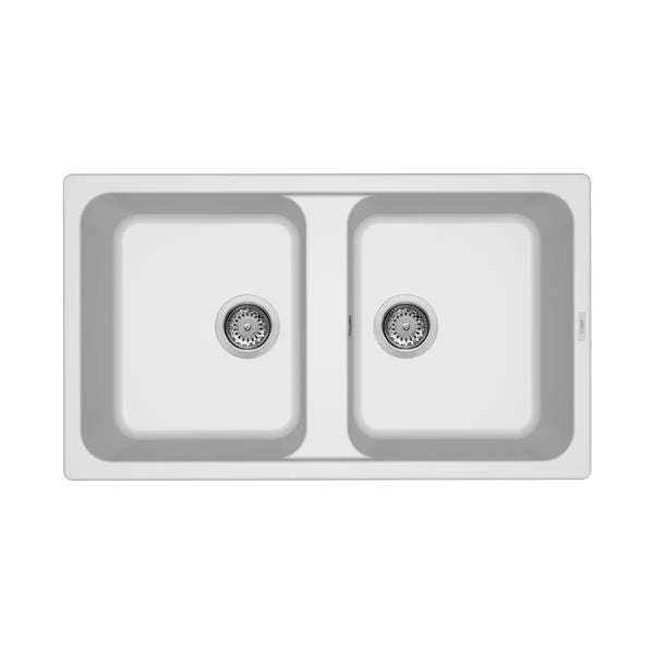 LAVELLO DA INCASSO ELLECI 2 VASCHE MODELLO LIFE 450