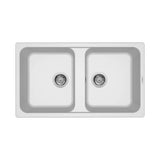 LAVELLO DA INCASSO ELLECI 2 VASCHE MODELLO LIFE 450