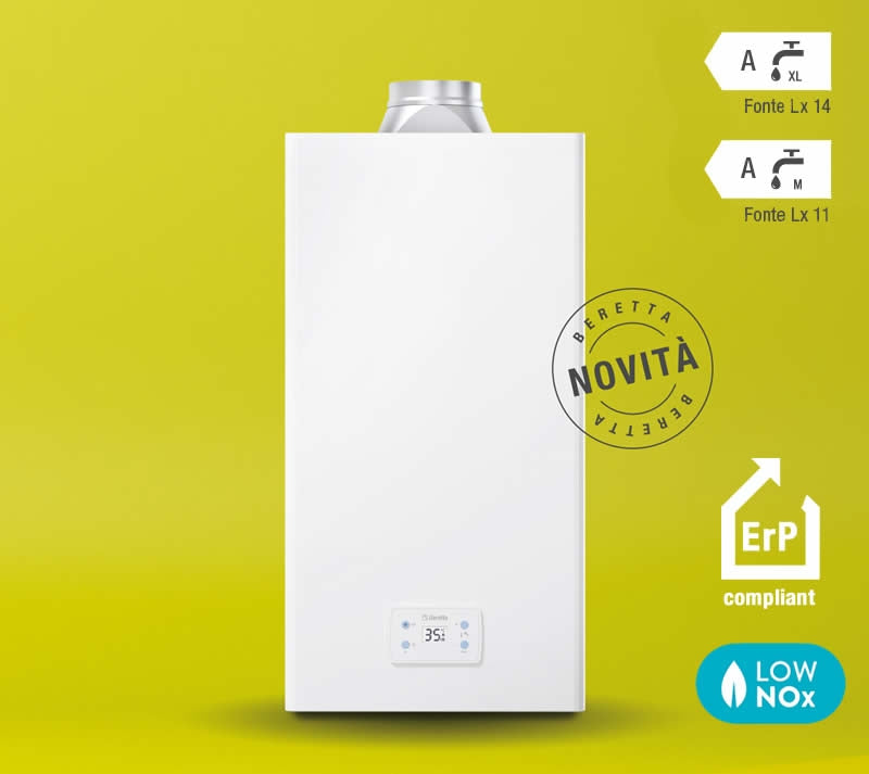 SCALDABAGNO A GAS BERETTA FONTE LX 14 LITRI CAMERA APERTA