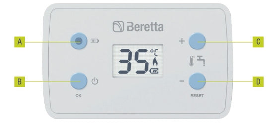 SCALDABAGNO A GAS BERETTA FONTE LX 14 LITRI CAMERA APERTA