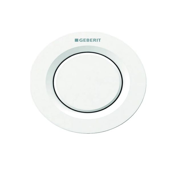 GEBERIT COMANDO A PARETE BIANCO PER WC CON AZIONAMENTO PNEUMATICO DEL RISCIACQUO 116.041.11.1