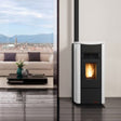 STUFA A PELLET EXTRAFLAME LA NORDICA GIUSY PLUS CANALIZZATA 8 KW