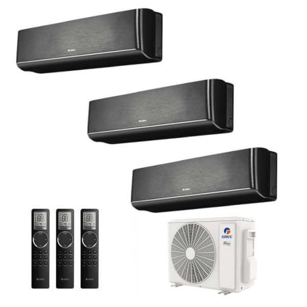 CLIMATIZZATORE GREE AIRY TRIALSPLIT 9000+9000+9000+GWHD(24)NK6OO INVERTER R-32 WI-FI