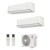 CLIMATIZZATORE GREE AIRY DUALSPLIT 12000+12000+GWHD(18)NK6OO INVERTER R-32 WI-FI