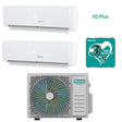 CLIMATIZZATORE HISENSE IQPLUS DUALSPLIT 9000+9000+2AMW42U4RGC INVERTER WIFI