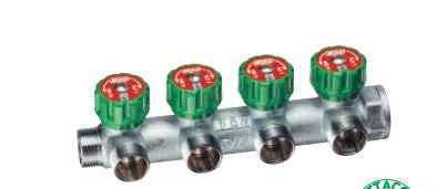 COLLETTORE COMPONIBILE FAR 3/4" QUATTRO VIE 24x19 SATINATO ART. 385634