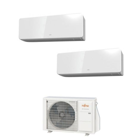 CLIMATIZZATORE FUJITSU DUAL SPLIT SERIE KG WI-FI 9000+9000+AOYG18KBTA2 R-32