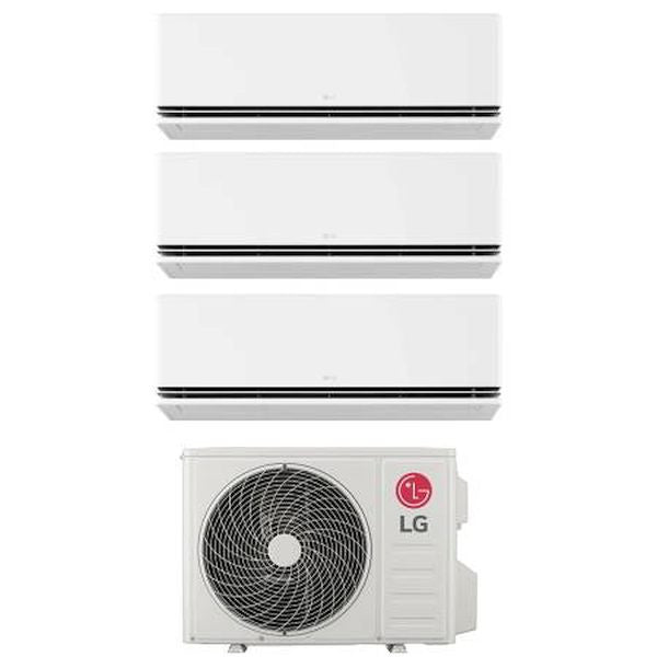 CLIMATIZZATORE LG DUALCOOL DELUXE TRIALSPLIT 9000+9000+12000+MU3R21 INVERTER R-32 WI-FI