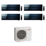 CLIMATIZZATORE MITSUBISHI KIRIGAMINE STYLE SERIE LN QUADRI SPLIT 9000+9000+12000+12000+MXZ-4F72VF WI-FI