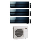 CLIMATIZZATORE MITSUBISHI KIRIGAMINE STYLE SERIE LN TRIAL SPLIT 9000+9000+12000+MXZ-3F68VF WI-FI