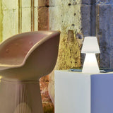 LAMPADA DA TAVOLO MODELLO LOLA 20 RGB BIANCA BATTERIA RICARICABILE TOUCH 11X20h COD.698