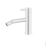 COPPIA MONOCOMANDO LAVABO E BIDET KELLER TAPS MINIMAL BIANCO OPACO
