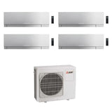 CLIMATIZZATORE MITSUBISHI KIRIGAMINE ZEN QUADRI SPLIT 9000+9000+12000+12000+MXZ-4F72VF R-32 WI-FI