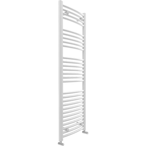 TERMOARREDO LAZZARINI MODELLO SANREMO 1703x450 INTERASSE 405mm  CURVO BIANCO