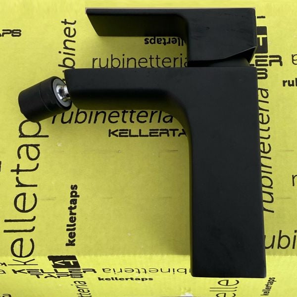 MONOCOMANDO PER BIDET KELLER TAPS SQUARE SQ30NO NERO OPACO