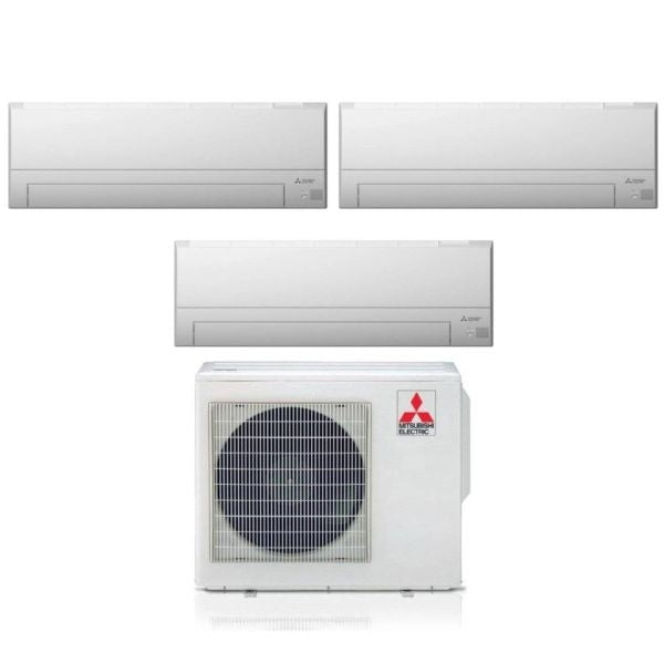 CLIMATIZZATORE MITSUBISHI ELECTRIC SERIE BT TRIALSPLIT 9000+9000+9000+MXZ-3F68VF INVERTER R-32 WI-FI