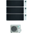 CLIMATIZZATORE DAIKIN STYLISH TOTAL BLACK TRIALSPLIT 9000+12000+12000+3MXM68 R-32