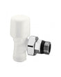 VALVOLA D'ARREDO A SQUADRA BIANCA DA 1/2" ARTECLIMA