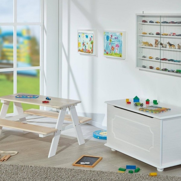 Tavolo da Picnic Per Bambini in Legno Realizzato con ottimi Materiali 
