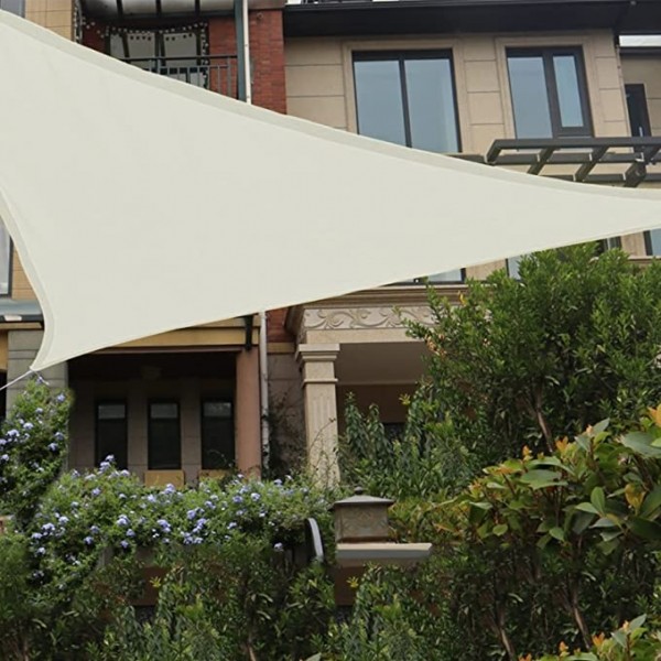 TELO OMBREGGIANTE VELA POLIEST 5X5X5 M BEIGE