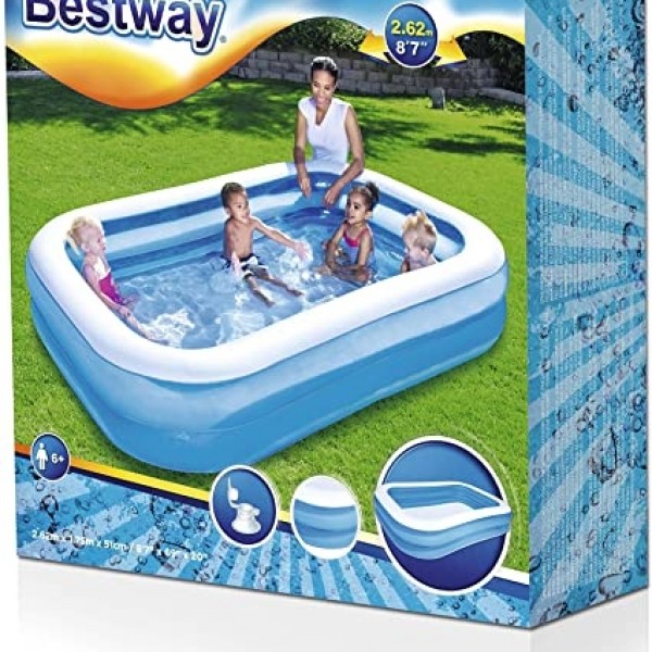 Piscina Gonfiabile rettangolare Cm.175X262X51H