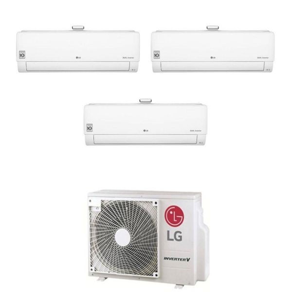 CLIMATIZZATORE LG DUALCOOL INVERTER ATMOSFERA TRIALSPLIT 12000+12000+12000+MU4R25