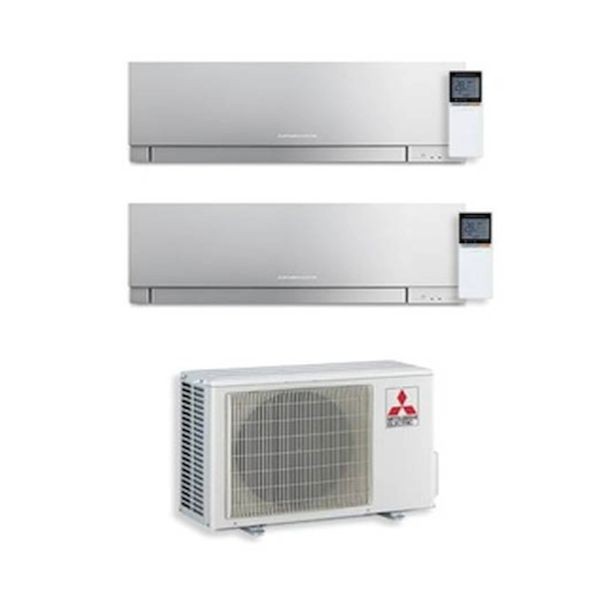 CLIMATIZZATORE MITSUBISHI KIRIGAMINE ZEN DUAL SPLIT 9000+9000+MXZ-2F42VF R-32 WI-FI