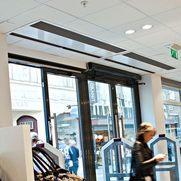 BARRIERA D'ARIA AD INCASSO KLIMALINE 120 CM CON TELECOMANDO CON RESISTENZA 