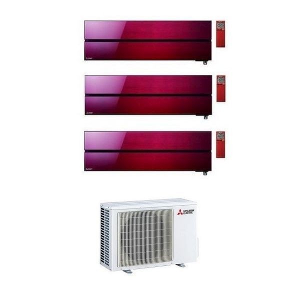 CLIMATIZZATORE MITSUBISHI KIRIGAMINE STYLE SERIE LN TRIAL SPLIT 9000+12000+12000+MXZ-3F68VF WI-FI