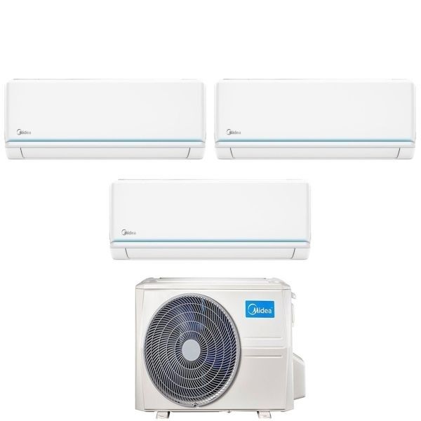CLIMATIZZATORE MIDEA EVOLUTION TRIALSPLIT 9000+9000+9000+M3OG-21HFN8-Q INVERTER R-32 WI-FI