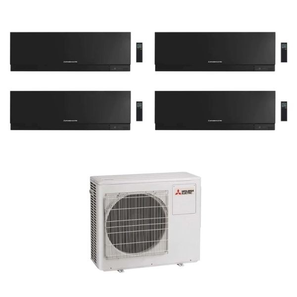 CLIMATIZZATORE MITSUBISHI KIRIGAMINE ZEN QUADRI SPLIT 9000+9000+12000+12000+MXZ-4F72VF R-32 WI-FI