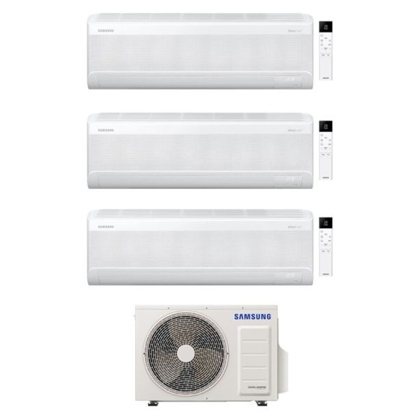 CLIMATIZZATORE SAMSUNG WINDFREE ELITE S2 TRIALSPLIT 9000+9000+12000+AJ068TXJ INVERTER R-32 WI-FI