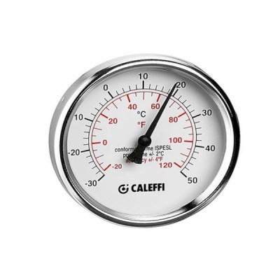 Caleffi termometro per raffrescamento attacco posteriore 1/2
