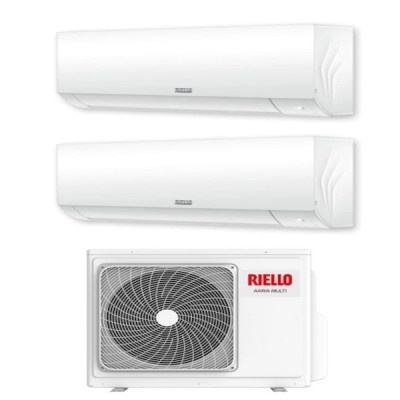 CLIMATIZZATORE RIELLO AARIA PLUS I DUALSPLIT 9000+12000+ AARIA MULTI 250 PI INVERTER R-32 WI-FI 