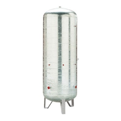 SERBATOIO AUTOCLAVE ZINCATO PER ACCUMOLO ACQUA IN PRESSIONE NON OMOLOGATO 6 BAR VERTICALE 50 LT