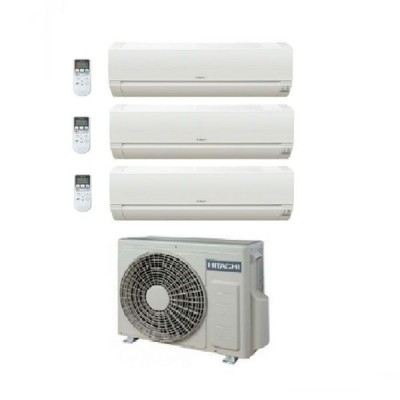 CLIMATIZZATORE HITACHI DODAI TRIALSPLIT 9000+9000+12000+RAM-53NE3F R-32