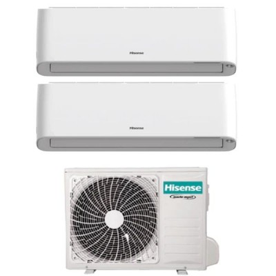 CLIMATIZZATORE HISENSE ENERGY PRO PLUS DUAL SPLIT 9000+9000+2AMW42U4RRA R-32  WI-FI 