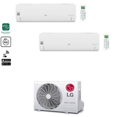 CLIMATIZZATORE LG LIBERO SMART DUALSPLIT 9000+9000+MU2R15 R-32 WI-FI 