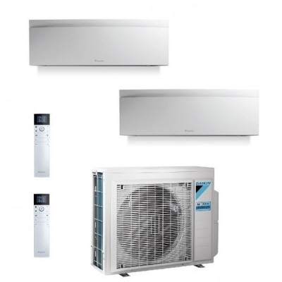 CLIMATIZZATORE DAIKIN EMURA III WHITE DUALSPLIT 9000+12000+2MXM40N INVERTER R-32 WI-FI