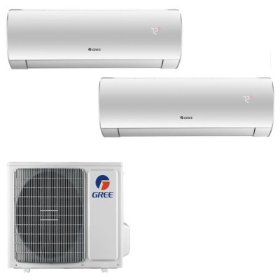 CLIMATIZZATORE GREE FAIRY DUALSPLIT 9000+12000+GWHD(18)NK6OO INVERTER R-32 WI-FI