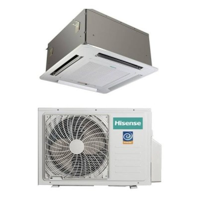 CLIMATIZZATORE HISENSE A CASSETTA A 4 VIE 12000 BTU R-32 ACT-35UR4