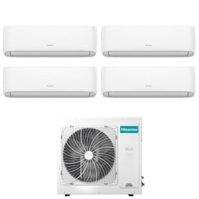 CLIMATIZZATORE HISENSE HI-COMFORT QUADRIALSPLIT 9000+9000+9000+9000+4AMW81U4RAA INVERTER R-32 WI-FI